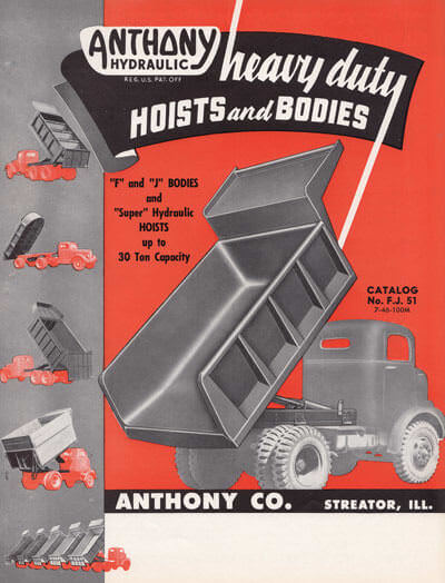 Flyer for Heavy Duty Truck Hoists